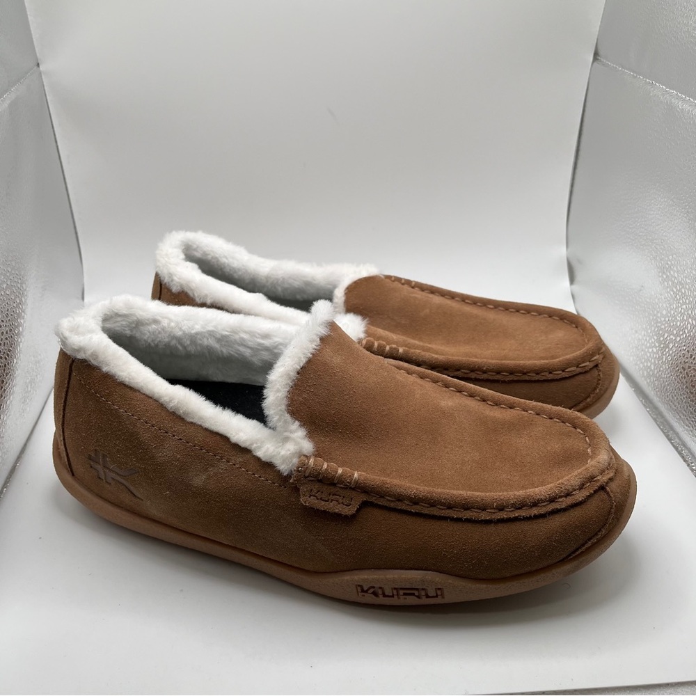 KURU LOFT loafer slipper slip on Chestnut-Gum size 11.5 women’s - Picture 2 of 10